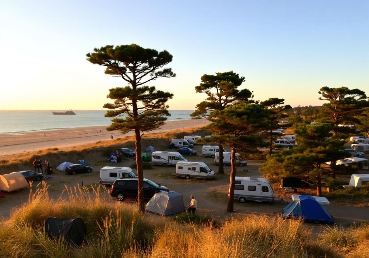 Camping de la Côte des Isles à Barneville-Carteret